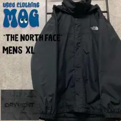 《US古着》ノースフェイス ドライベントマウンテンパーカー ロゴ刺繍 メンズXL