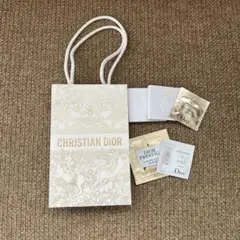 ディオール　紙袋　ショッパー　基礎化粧品　サンプル付　未使用品　再値下げ