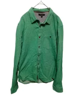 【M0106】ciao panic 長袖シャツ Mサイズ ストライプの襟