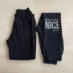 黒 ロングパンツ 140 2点セット