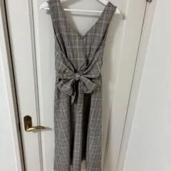 MAGICSOUND 2WAYリボン付きジャンパースカートワンピースＬサイズ