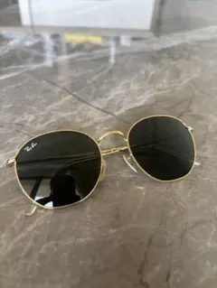 Ray-Ban ゴールドラウンド　サングラス