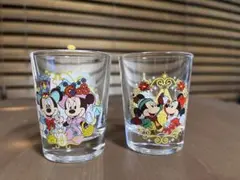 ディズニー　ショットグラス　2010年　２個セット
