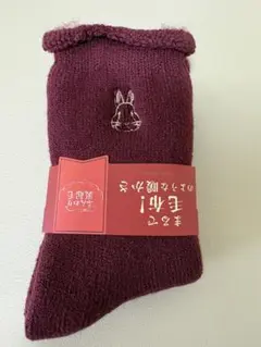 tutuanna 裏起毛ソックス エンジ 23-25cmのサムネイル