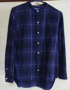 ジムフレックス＊フランネルノーカラーシャツ＊サイズ14