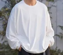 【超美品】CALLチームオーバー長袖Tシャツ　ホワイト　Mサイズ