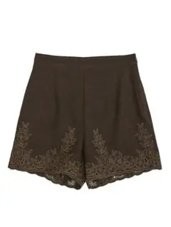 Ameri vintage LACE EMBROIDERY SHORTPANTSのサムネイル