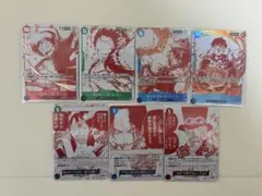 ワンピースカード　トレジャーキャンペーン　7種セット