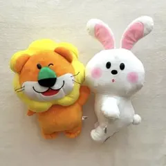 未使用品 たべっ子どうぶつ BIGぬいぐるみ らいおん うさぎ セット