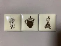 ムーミン　ミニタイル　ミイ　ミムラ　スナフキン　オブジェ　3個セット