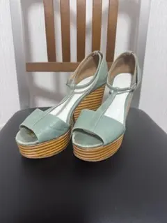 Maison Martin Margiela Tストラップウェッジサンダルのサムネイル