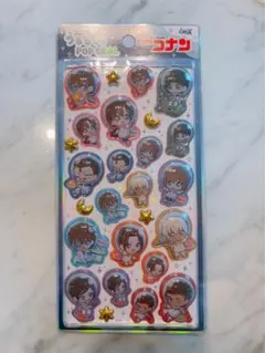 ●名探偵コナン うるちゅるポップシール 立体シール シール交換 シール帳●新品