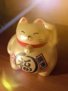 同梱割引あり】 招き猫貯金箱 金運招き ＆レリーフマグネット ダヤン