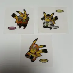 148弾 ピカチュウ デコキャラシール 3枚セット