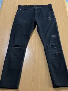 美品　SCOTCH&SODA ダメージ加工　ストレッチ　スキニーデニムパンツのサムネイル