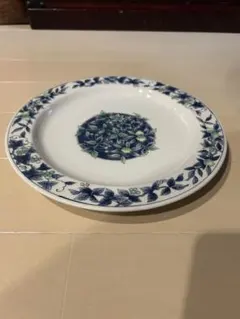 【美品】たち吉 大皿 27cm プレート 飾り皿 盛り皿 和モダン 葡萄 蔦紋様