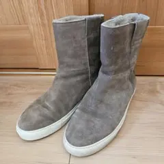 ☆BARNEYS NEW YORKグレージュスウェード×インナーボアブーツ美品☆
