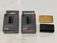 Canon 純正バッテリーパック LP-EL 新品未開封品2個＋中古品1個のサムネイル