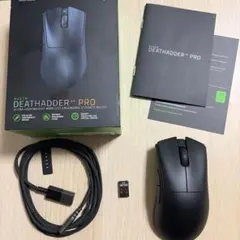 Razer DeathAdder V3 Pro 63g 超軽量 ブラックのサムネイル