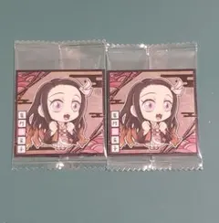 ① 鬼滅の刃 にふぉるめーしょん ディフォルメ シール ウエハース 禰豆子