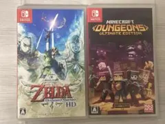 Nintendo Switch ソフト 2本セット ゼルダ マインクラフト