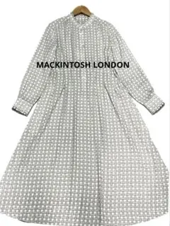 新品・69,300円☆マッキントッシュロンドン/ラインバスケットワンピースのサムネイル