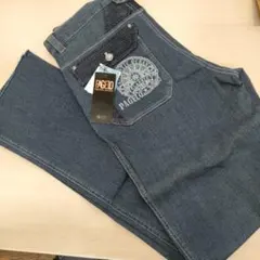 PAGELO ダークブルーデニムパンツw88cmのサムネイル