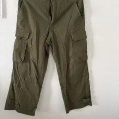 オリーブ カーゴパンツ 4ポケット