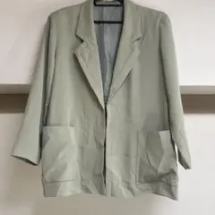 ライトグリーン テーラードジャケット