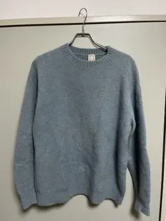 BEAUTY & YOUTH ブルーグレー クルーネックセーター L