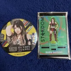 STARDOM 鈴木すず　缶バッジ&アクリルスタンドのサムネイル