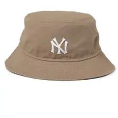 BEAMSBOY NEWERA 別注　バケットハット　ベージュ