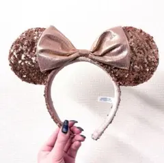 ♡即日発送♡ディズニー カチューシャ ピンク スパンコール ミニー 可愛い