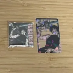 呪術廻戦　禪院真希　スクエアカバー缶バッジ　ホロクリアカード　ジャンプ　全サ