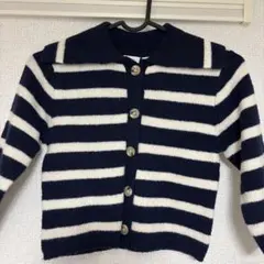 ザラ　ZARA KIDS ニット　カーディガン　ボーダー