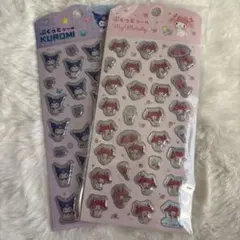 サンリオ　ぷくっとシール　ダイソー　クロミ　マイメロ