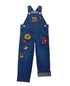 【最終値下げ】新品　ミキハウス　ダブルビー　デニム　オーバーオール110-120