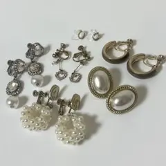 ふ*ー様 【アクセサリーまとめ売り】3COINS スリコ　イヤリング6点（パール