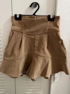 スナイデルsnidel フレアショートパンツ
