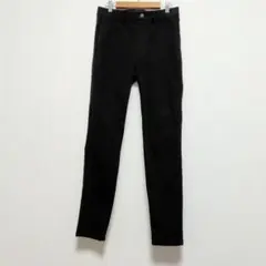 【ユニクロ】 UNIQLO スキニーデニムパンツ ヒートテック 綿混 黒 Lのサムネイル