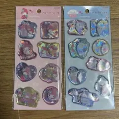 サンリオ　マイメロ　シナモン　ウォーターシール　キラキラ　シール