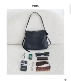 nugu poik ショルダーバッグ ナイロンツインショルダーバッグ