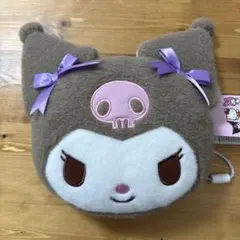 サンリオキャラクターズ　ふわふわフェイスポシェット　クロミ　ポーチ　新品未使用