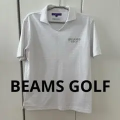 BEAMS GOLF メンズ 半袖ポロシャツ ホワイト Mサイズ 日本製のサムネイル