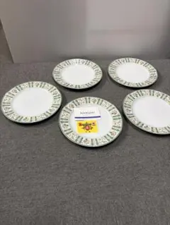 NARUMI 花柄皿 5枚セット