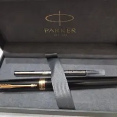 Parker ボールペン 黒・金 テクスチャー仕上げ箱つき - メルカリ
