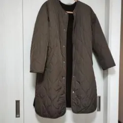 リバーシブルコート ブラウン