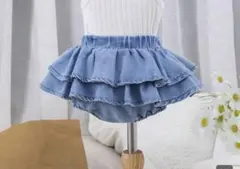 SHEIN フリルデニムスカート