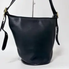 COACH 4917 オールドコーチ　レザー ボンサック　ブラック　黒　バッグ COACH 4917 オールドコーチ レザー ボンサック ブラック 黒 - メルカリ