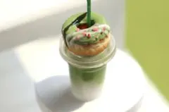 ミニチュア　抹茶ドーナツセット